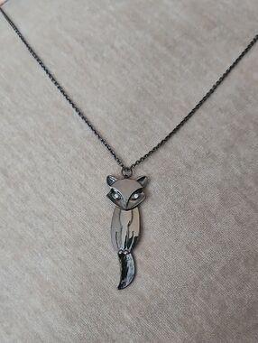 Ricki's necklace with fox pendant